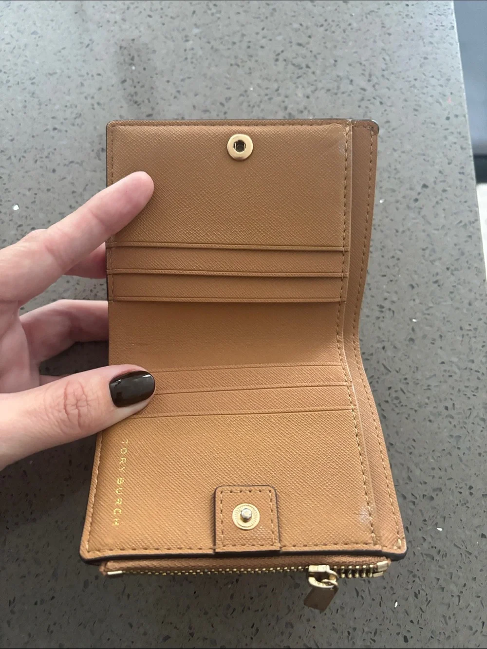 Tory Burch compact saffiano